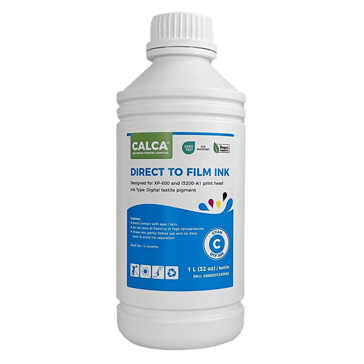 Calca Direct To Transfer Film Ink For Epson Printheads 32 Oz Bottle Printholix 1810