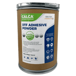 CALCA Direct to Film TPU DTF Powder, Digital Transfer Hot Melt Adhesive Powder (44lbs , 20kg/Barrel, Medium, White) - PRINTHOLIX
