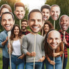 BIG HEAD STICKER BUILDER Ai GENERATED - NEW - PRINTHOLIX