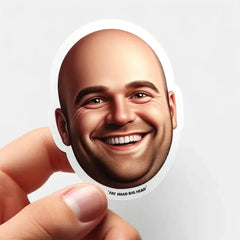 BIG HEAD STICKER BUILDER Ai GENERATED - NEW - PRINTHOLIX