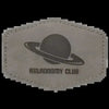 HEX Leatherette Patches Adhesive with Stitching 3 1/2" X 2" - PRINTHOLIX