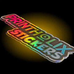 Holographic Die Cut Decals - PRINTHOLIX