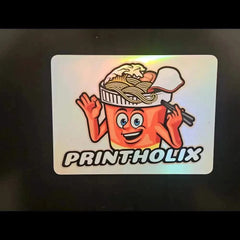 Holographic Die Cut Decals - PRINTHOLIX