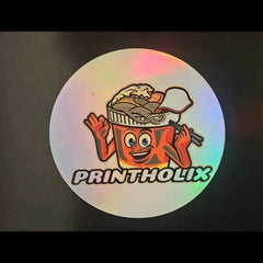 Holographic Die Cut Decals - PRINTHOLIX