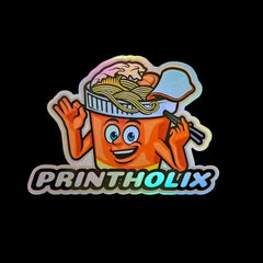 Holographic Die Cut Decals - PRINTHOLIX