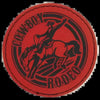 Round Leatherette Patches Adhesive with Stitching 3 1/2" X 2" - PRINTHOLIX