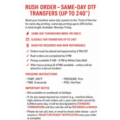 Same-Day Rush DTF Transfers MON-FRI | 22.5’’ Gang Sheet Builder - Gang Sheet